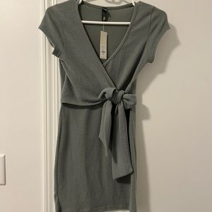 Mini sage green soft dress from Francesca’s